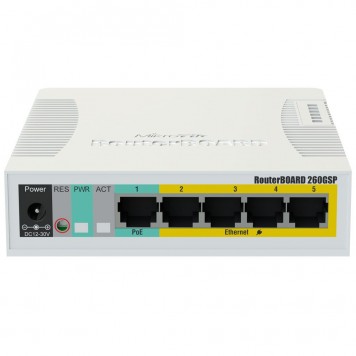 Коммутатор Mikrotik RB260GS (CSS106-5G-1S)-1