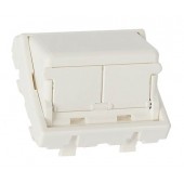 Вставка 45x45 на 2 модулі Panduit NetKey NKFS2SAW