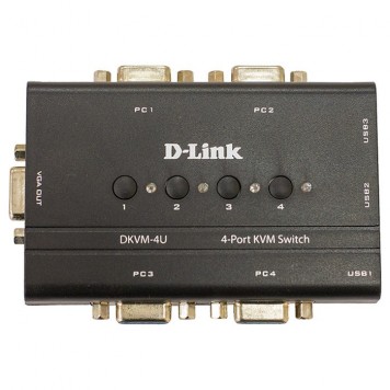Переключатель D-Link DKVM-4U/C2A-1