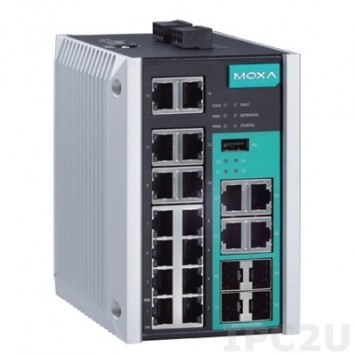 Комутатор MOXA EDS-518E-4GTXSFP-T