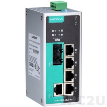 Комутатор MOXA EDS-P206A-4PoE-M-ST
