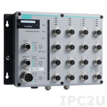 Комутатор MOXA TN-5518A-2GTX-WV-CT-T